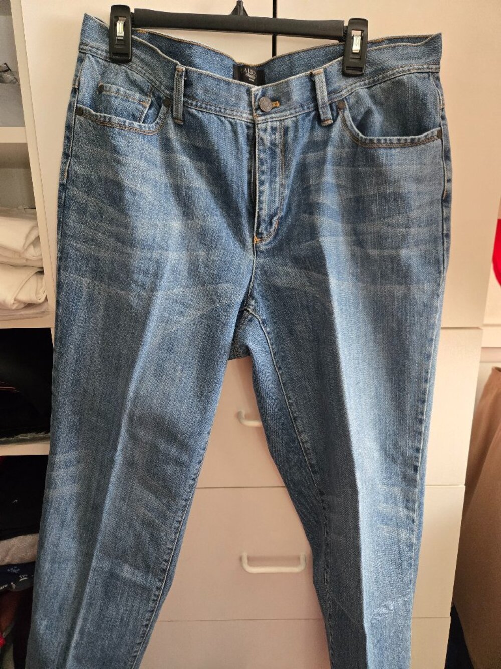 Like New Talbots Jeans - 14W - Great detail, Zip back pockets, Lt Rinse Wash